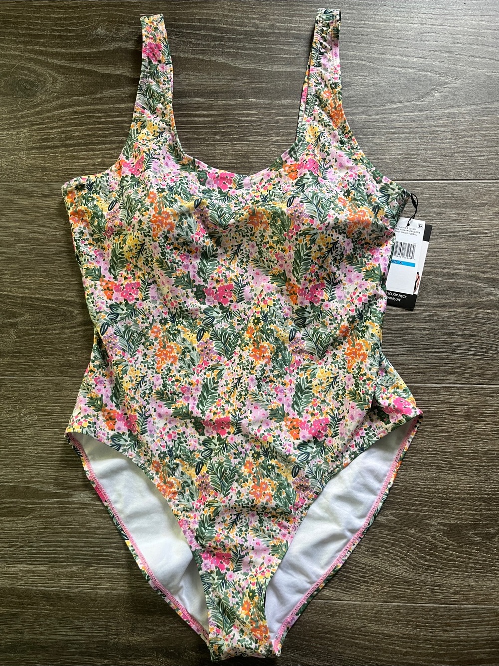 Women’s Nicole Miller Scoop Neck Swimsuit NWT